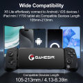 GameSir X5 Lite Mobile Phone Gamepads for iPhone 16 15 Series iPad Mini Android Tablet Controller Hall Effect Joysticks Design.