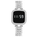 Luxury Watch Full Diamond Touch Screen LED Watch Steel Chain with Diamonds Ladies Watches For Female Women Girl. 