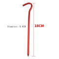 5pcs Camping Tent Stakes, Aluminum Ground Stakes, Hard Metal Tent Pegs, Heavy Duty Steel Yard Camping Stakes Tarp Hooks. 