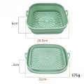 Foldable Air Fryer Silicone Liner Reusable Air Fryer Silicone Baking Tray Food Grade Silicone Air Fryer Mat. 