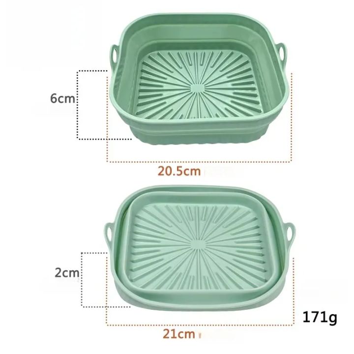 Foldable%20Air%20Fryer%20Silicone%20Liner%20Reusable%20Air%20Fryer%20Silicone%20Baking%20Tray%20Food%20Grade%20Silicone%20Air%20Fryer%20Mat%20-%20Image%202