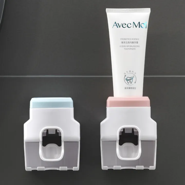 1pc%20Automatic%20Toothpaste%20Dispenser%20Creative%20Wall%20Mount%20and%20Small%20Toothbrush%20Holder%20Squeezer%20for%20Family%20Shower%20Bathroom%20-%20Image%204