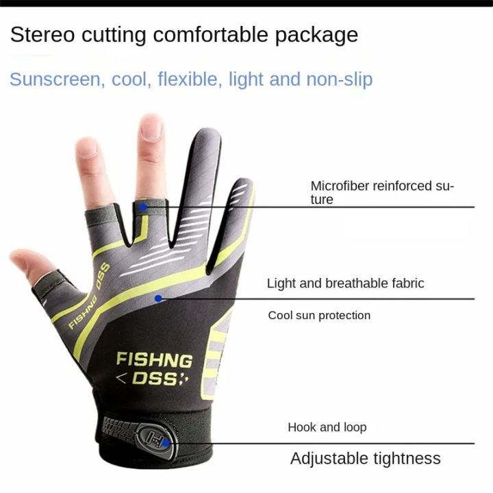 Fishing%20Cycling%20Gloves%20Men%20Summer%20Three%20Finger%20Cut%20Gloves%20for%20Fishing%20Sun%20Protection%20Male%20Anti-Slip%20Drive%20Breathable%20Thin%20Gloves%20-%20Image%205