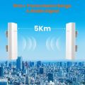 Tenda O3 v2 5KM Long Distance P2P Outdoor CPE | IP64 Waterproof | 12dBi Antenna | 6KVA Lightning Protection | WISP | AP. 