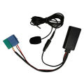 Biurlink Car Bluetooth Module AUX Adapter MIC Handsfree MINI ISO 6Pin AUX Cable for Renault Updatelist Radio.