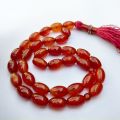 Oval Shape Yamni Aqeeq Stone Tasbeeh 8mm by 12mm Size | Muslim Prayer Beads. 