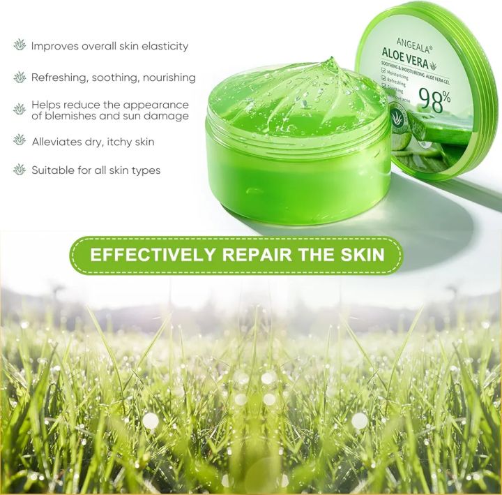 Aloe%20Vera%2099%25%20Soothing%20Gel%20300g%20Soothing%20&%20Moisture%20-%20Image%205