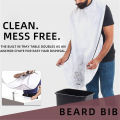 Male Shaving Apron Beard Catcher Cape Care Bib Face Shaved Hair Adult Bibs Shaver Cleaning Hairdresser for Man Clean Apron Gift. 