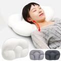 All-round Egg Shaped Cloud Pillow Soft Bed Pillow Nursing Pillow 3D Ergonomic Sleeping Memory Foam Egg Shaped Ergonomic Pillows. 