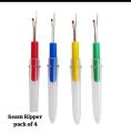 Pack of  2 and 4 SEAM RIPPER (Stitch opener) multi color. 