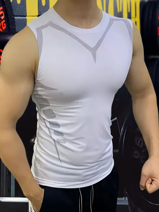 Men's%20Tight%20Vest%20Compression%20Shirt%20Breathable%20Quick%20Drying%20Top%20Sports%20Workout%20Gear%20Wear%20T%20Shirt%20-%20Image%206