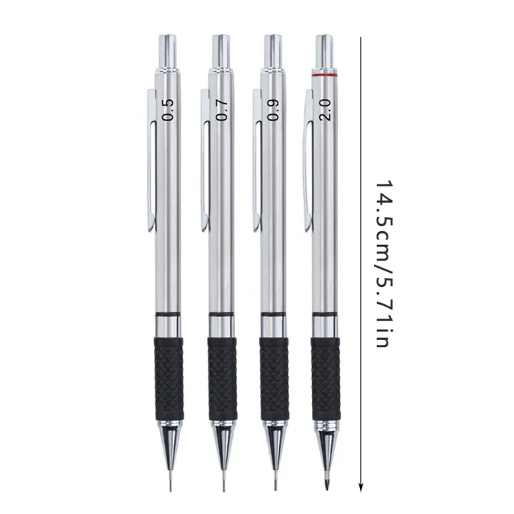 Anti%20Slip%20Soft%20Set%20Grip%20Handle%20Metal%20Mechanical%20Pencil%200.5/0.7/0.9/2.0mm%20Activity%20Automatic%20Pencil%20Drawing%20Sketching%20Writing%20-%20Image%206