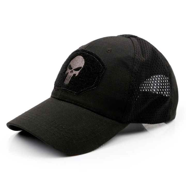 2024%20New%20Summer%20Camouflage%20Skull%20Baseball%20Mesh%20Cap%20Adjustable%20Airsoft%20Outdoor%20Tactical%20Hiking%20Casquette%20Hats%20For%20Men%20Women%20-%20Image%203