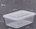 Plastic Food Container Microwave Safe (750ml) 10 Boxes. 