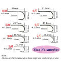 ICERIO 2X Strong Wide Gap Fishing Fly Tying Streamer Hooks for Pike/Bass/Musky/Saltwater (Sabiki, Carnivore Big Game Streamer).