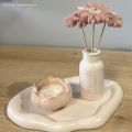 3 piece different vase combo set for decorating home and living room.