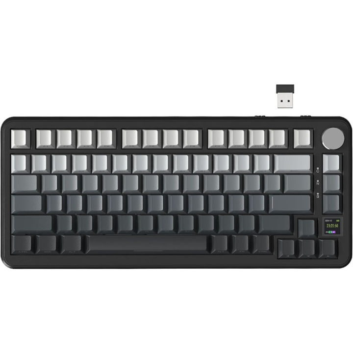 ATTACK%20SHARK%20X85/X85Pro%20Wireless%20Mechanical%20Keyboard%2075%25%2082%20Keys%20Tri-Mode%20Bluetooth%20Wird%20RGB%20Hot%20Swap%20Gasket%20Knob%20Large%20battery%20-%20Image%207