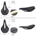 ELITAONE MTB Carbon Saddle Super Light 89±5g Road Bike Saddles 240x143/155mm UD Bare Carbon Finish Bicycle Seat.