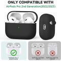 For Airpods pro 2 case Cover with Cleaner Pen Kit Soft Silicone Protective Case for Airpods pro 2nd/1st case Generation.