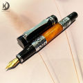 Deluxe Yellow Acrylic Fountain Pen/Ball pen for Elegant Calligraphy & Stylish Collection - Suitable for All Skill Levels,. 