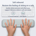 Wrist Mouse & Keyboard Pad with Wrist Support Memory Foam Mouse Keyboard Pad Set Ergonomic Mousepad for Office Gaming PC Laptops.
