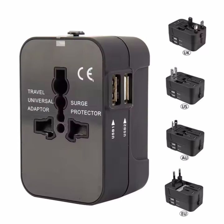 Conversion Socket Usb Global Conversion Plug Travel Conversion Socket USB Port EU UK US AU AC ...