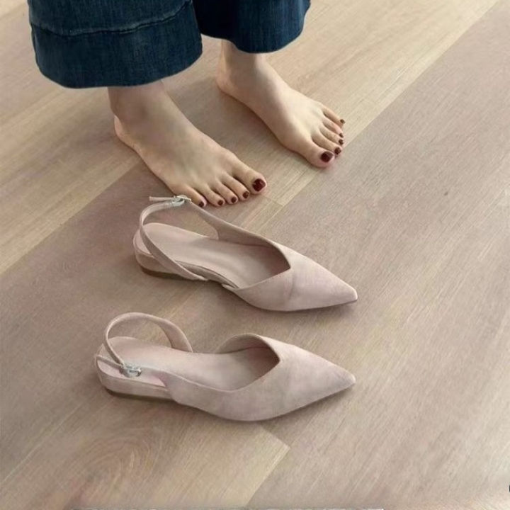 2026%20New%20Concise%20Pointed%20Toe%20Square%20Low%20Heels%20Women%20Sandals%20Elegant%20Slingbacks%20Banquet%20Party%20Mule%20Shoes%20-%20Image%205