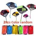 Children's Hand Throwing Parachute Toy Tangle Outdoor Flying Parachute Men's Outdoor Toy Easter Basket Stuffers Children's .