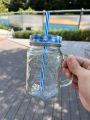 Juice Jar Juice Mug Mug with lid and straw BEST QUALITY.