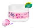 Babi Mild Ultra Mild Bioganik Baby Cream 50g, Whipped Cream 50g, Babi Mild Double Milk Protein Plus Baby Cream 50g, and Babi Mild Sweety Pink Plus Baby Cream 50g. 
