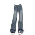 Ladies Jeans Flare Trousers Leisure Slimming Vintage Inspired Autumn High Waist Bell Women's pants Flared jeans jeans y2k.