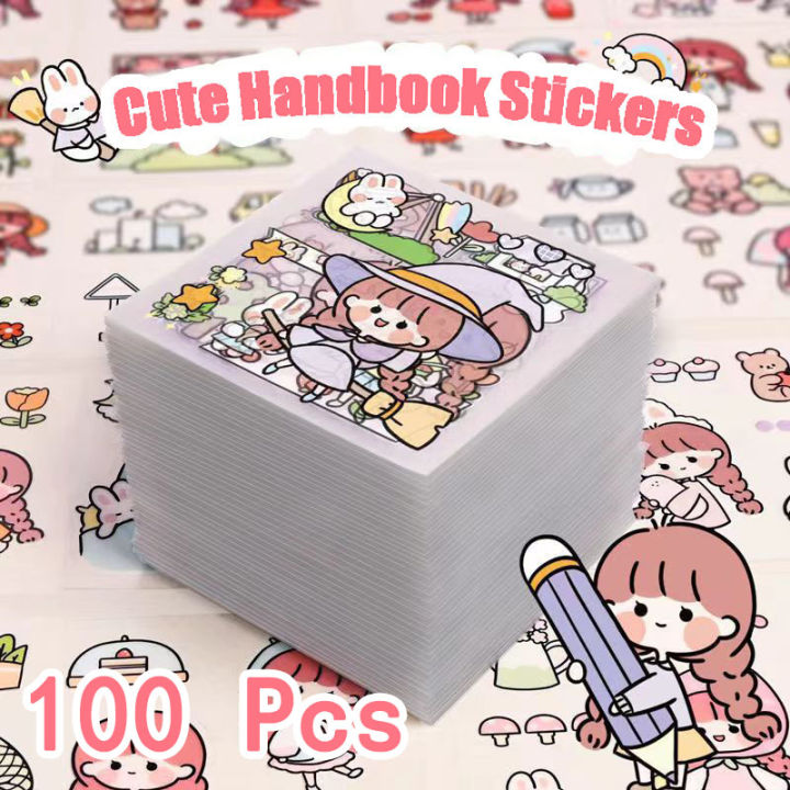 10/100Pcs%20Kawaii%20Stickers%20PET%20Pattern%20Cartoon%20Scrapbooking%20Cute%20Sticker%20DIY%20Handbook%20Stickers%20Decoration%20Stationery%20Supplies%20-%20Image%207