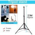 tripod stand 2.1m 6.8ft Professional Studio Photography Selfie Durable . 