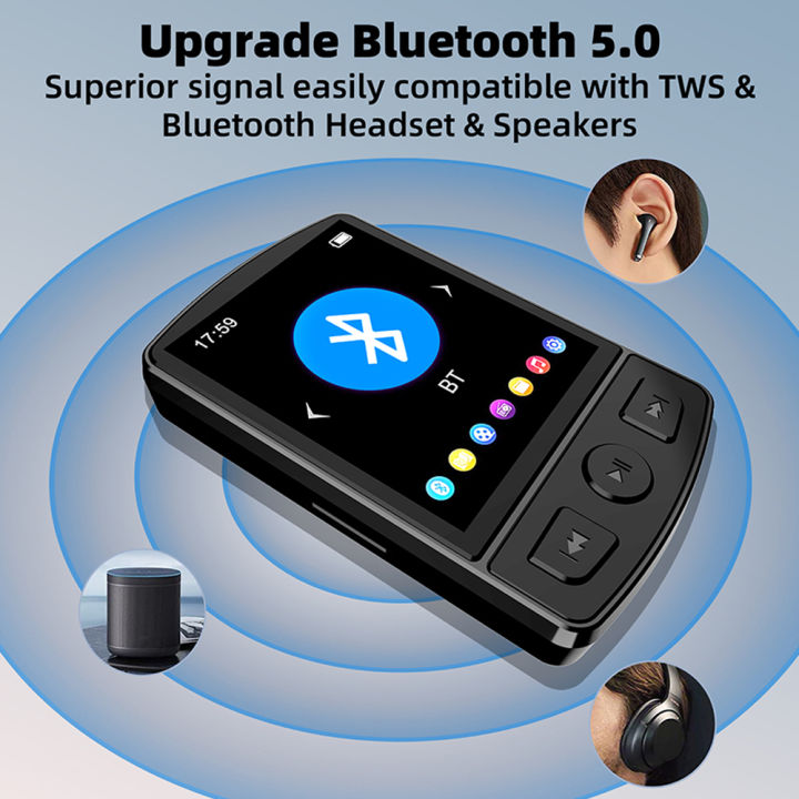 MP4%20MP3%20Player%201.8-inch%20Sport%20Clip%20Walkman%20Bluetooth%20MP3%20Player%20Portable%20Lossless%20Music%20Player%20supports%20E-book%20Recorder%20FM%20Radio%20-%20Image%203