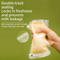 30/60/100 Pack 250ml BPA Free Milk Storage Bags Safe Breast Milk and Baby Food Freezer Bags for Easy Feeding.