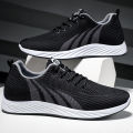Shipping from Bangkok🚚Men's new woven breathable canvas shoes casual trend running shoes new sports shoes for. 