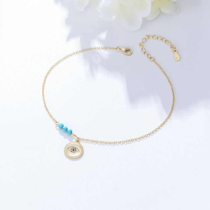 INS%20fine%20jewelry%2014k%2018K%20Gold%20Plated%20Bohemia%20beach%20Turquoise%20Beaded%20Anklet%20925%20Sterling%20Silver%20Devil's%20Eye%20Anklets%20for%20Women%20-%20Image%202