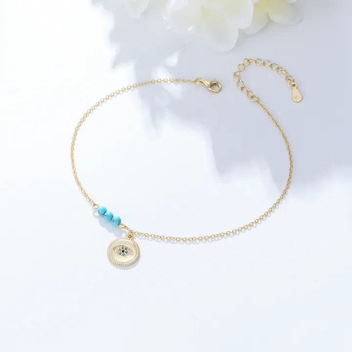 INS%20fine%20jewelry%2014k%2018K%20Gold%20Plated%20Bohemia%20beach%20Turquoise%20Beaded%20Anklet%20925%20Sterling%20Silver%20Devil's%20Eye%20Anklets%20for%20Women%20-%20Image%202