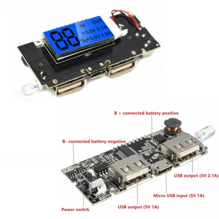 Digital Power Bank Circuit Display 5V 2A