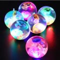 Bouncing Ball with LED Flashing Colorful Light * Kids Entertainment Rubber Balls * Attractive Toys * Easy Grip * Pack of 1. 