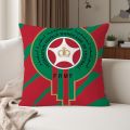 Luxury Morocco Flag Pillow Case Suitable For Bedrooms Living Rooms Cars Home Decoration. 