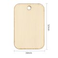 50Pcs Unfinished Nature Wood Slice Gift Tags Blank Wooden Hanging Label With Rope for Wedding Party Christmas Decor DIY Crafts. 