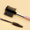 1/2/5PCS 3 Head Eyebrow Eyelash Shaper Double Head Brush Makeup Grooming Tool Cosmetic With 3 Different Spoolie Brushes.