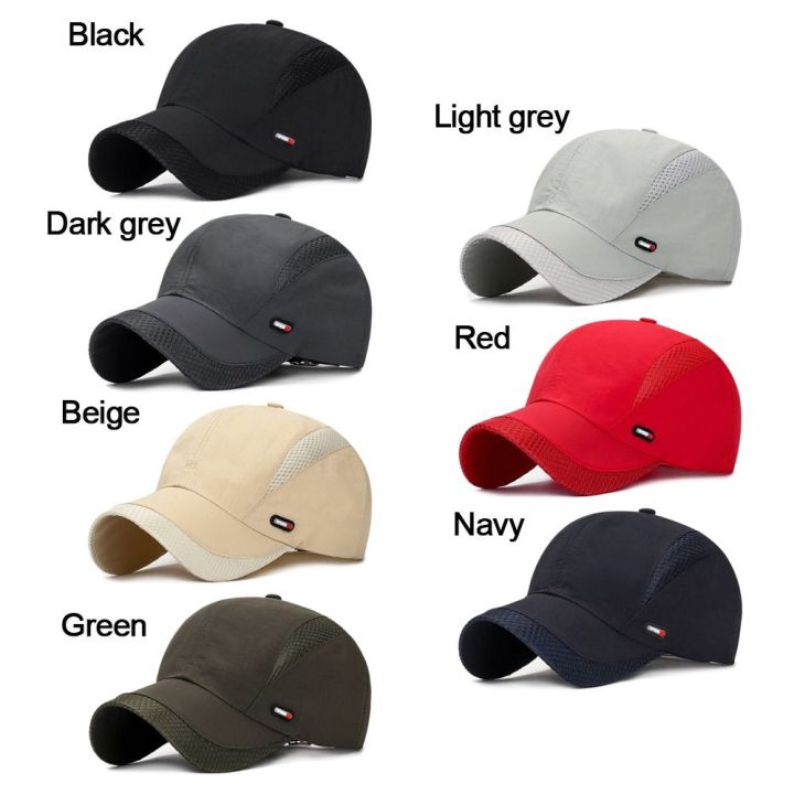 Waterproof%20Cotton%20Quick%20Dry%20Baseball%20Cap%20Snapback%20Hats%20Mesh%20Sun%20Hat%20-%20Image%203