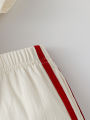 2Pcs Baby Boys Short Sleeve With Zipper Top & Pants Set Summer Outdoor Sports Clothes For 1-3Y Casual. 