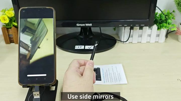 7MM Android Endoscope Camera 3 IN1 Micro USB Type C Borescope Mini Camera Waterproof LED Car Inspection For PC