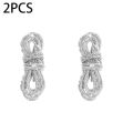 2 PCS Shiny Rhinestone Shoelaces - Suitable for Sports Shoes, Boots, Sports Pants, Hoodies - Daily Decorative Accessories. 