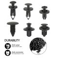190-Piece Car Trim Fasteners Set – 6 Sizes ABS Plastic Push Rivets for Door Panels, Bumpers & Interior. 