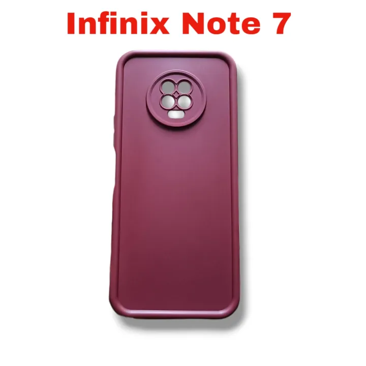 Infinix%20Note%207%20Rimless%20Design%20Case%20Matte%20Scrub%20Hard%20PC%20Shockproof%20Back%20Cover%20Framless%20-%20Image%204