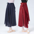 Ballet Skirts Women Long Chiffon Wrap Dance Skirt Fairy Chiffon Long Ballet Tutu Dress Dance Costumes Tie Up Skirt Adult. 